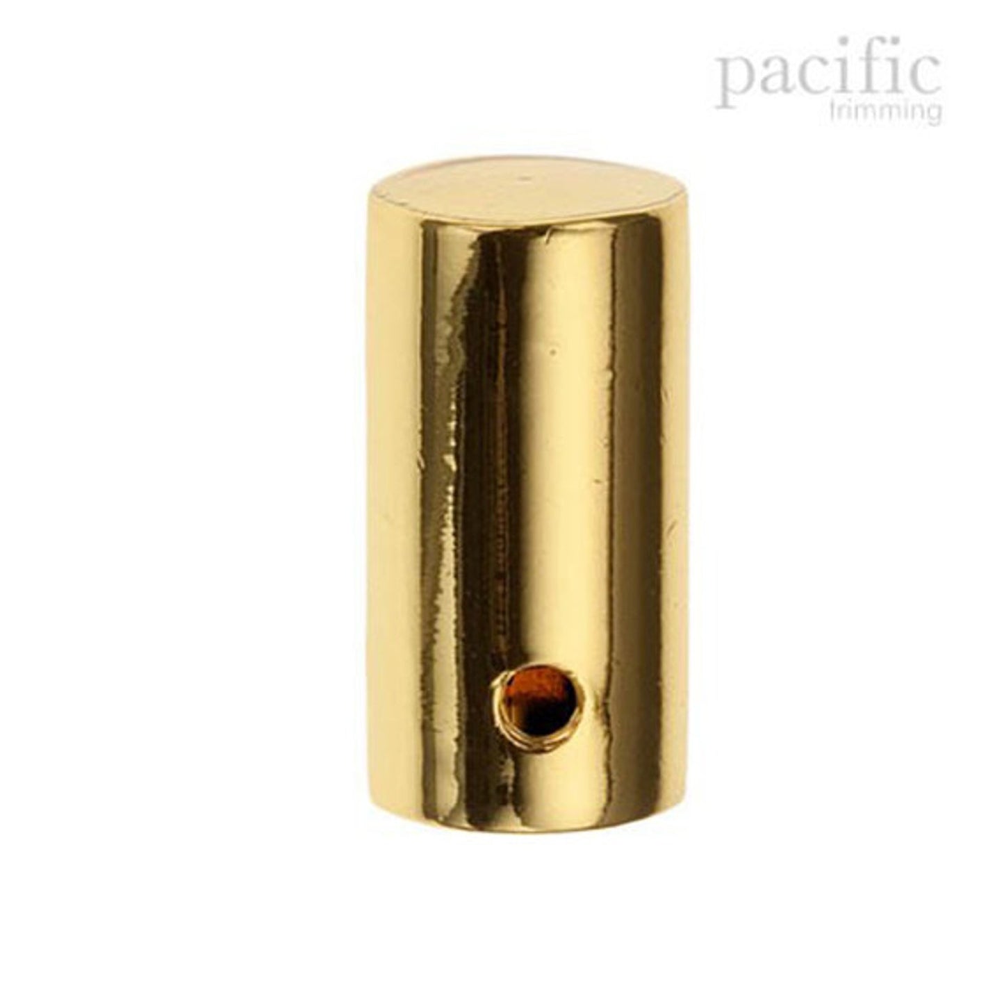 7mm Metal Cord End Gold
