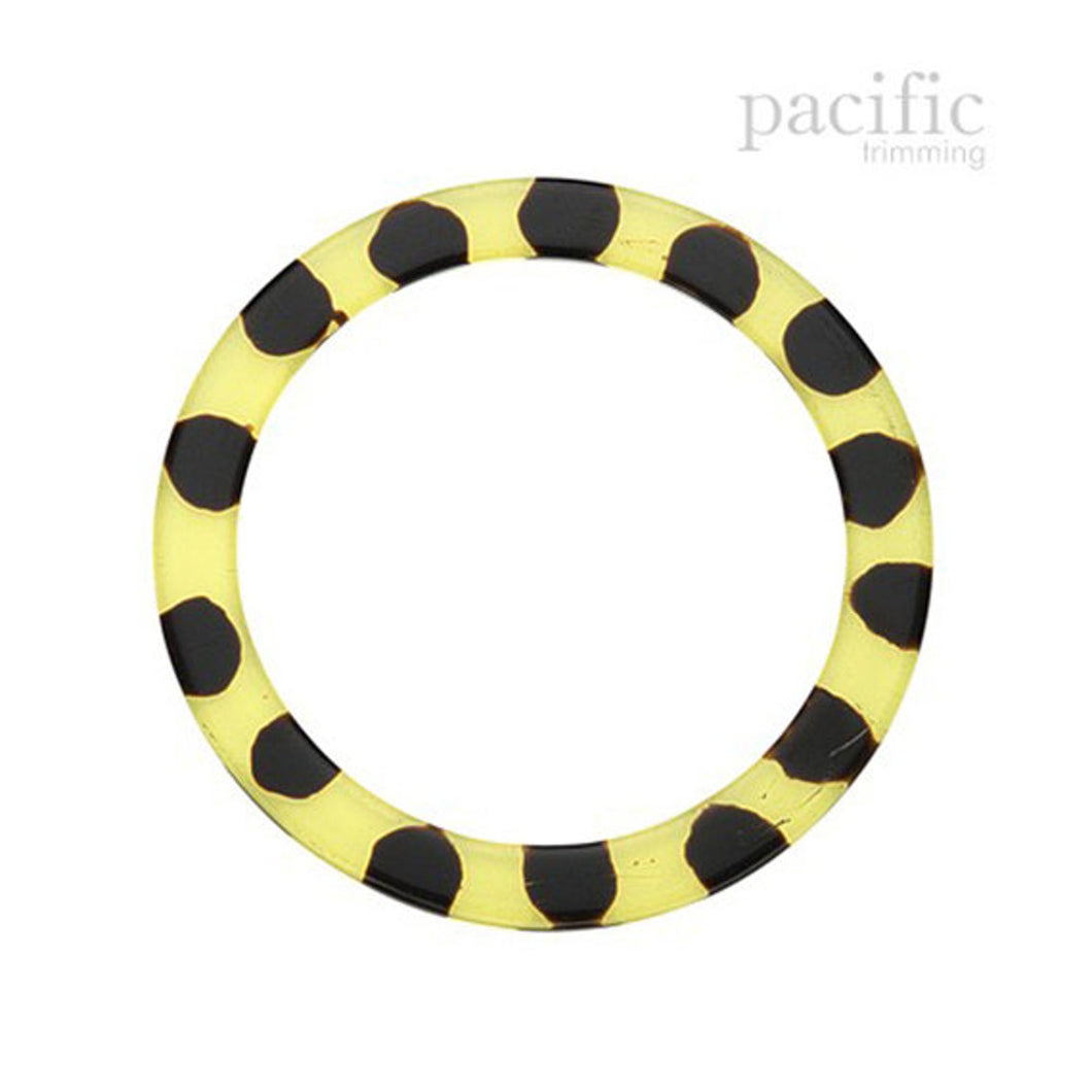 4.75 Inch Acrylic Leopard Ring Handle