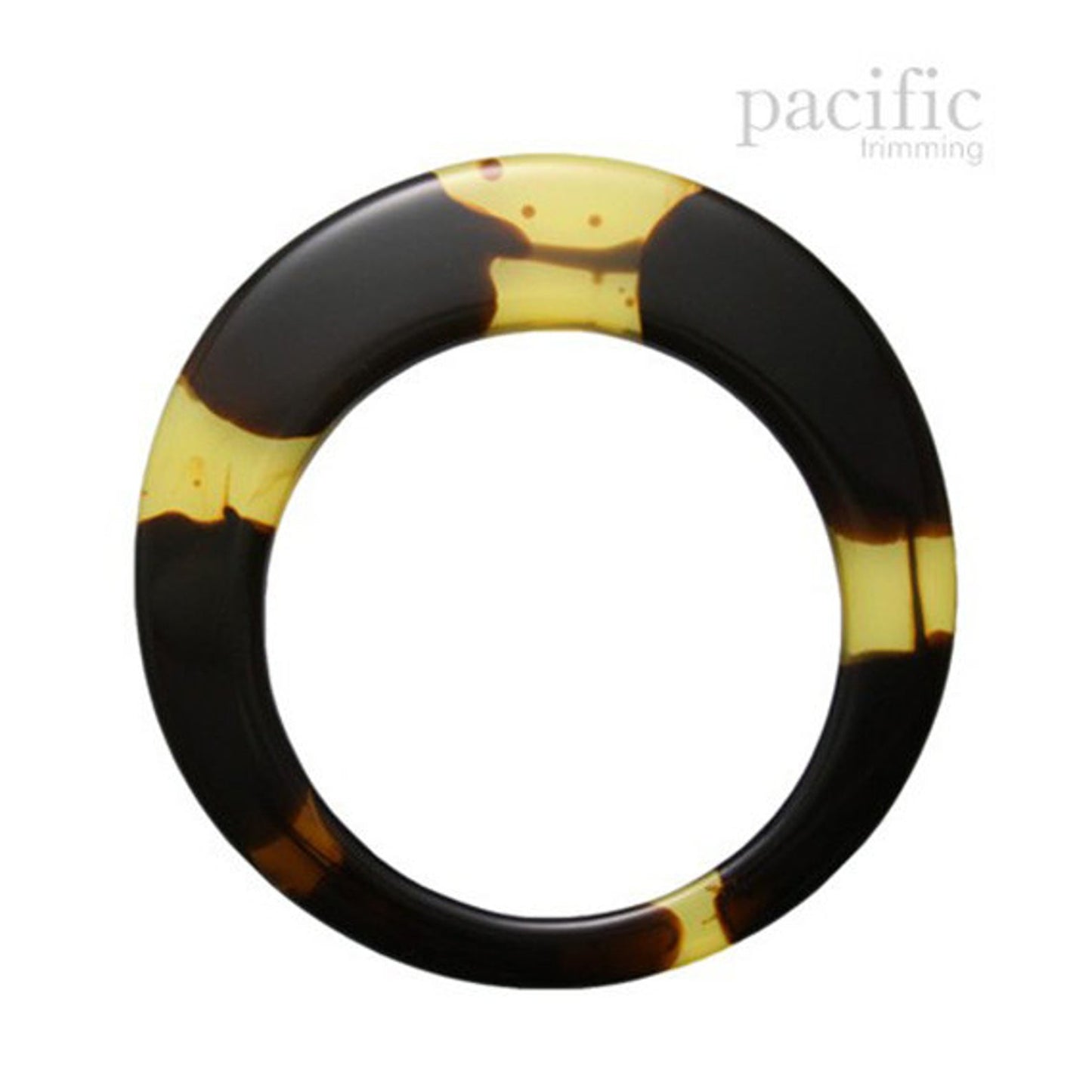 4.73 Inch Acrylic Ring Handle Olive/Black