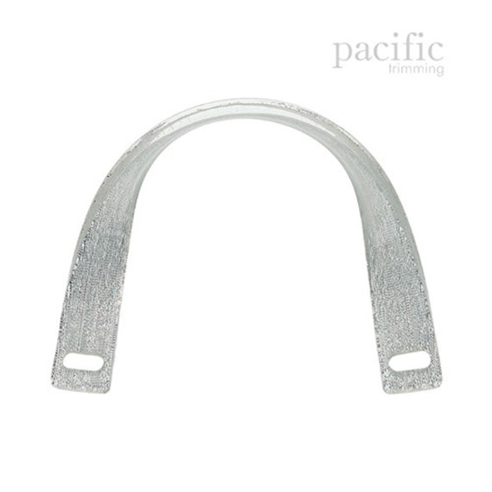 5.25 Inch Acrylic U-Shape Handle Silver