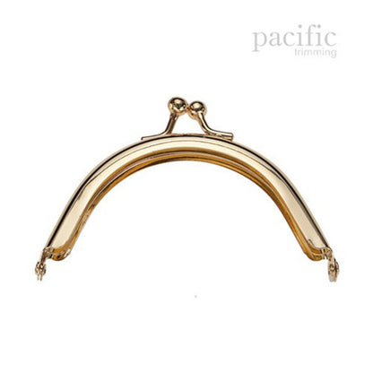 3.25 Inch Metal Purse Frame Handle Gold