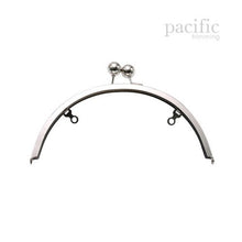 Load image into Gallery viewer, 8.75 Inch Metal Purse Frame Handle Silver

