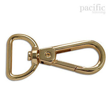 Load image into Gallery viewer, 0.75 Inch Push gate Swivel Gold
