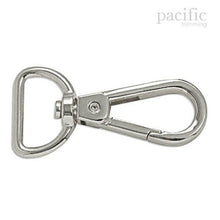 Load image into Gallery viewer, 0.75 Inch Push gate Swivel Silver
