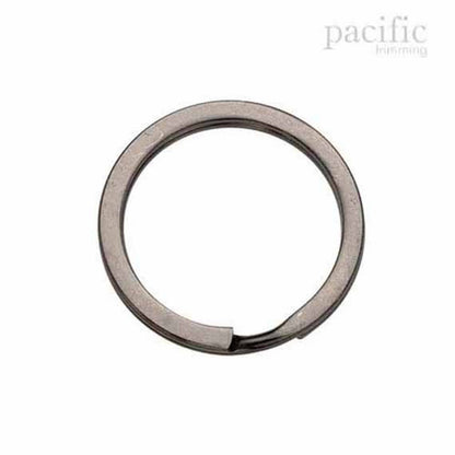 1 Inch Key Ring Gunmetal