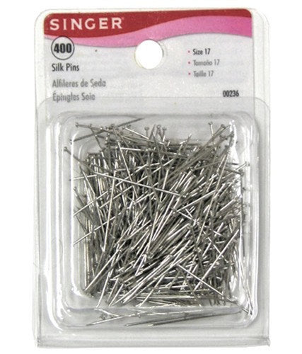 1.06 Inch Singer Dressmaker Pin Silver