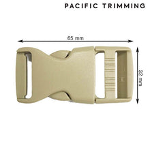 Load image into Gallery viewer, Side Release Plastic Webbing Buckle Multiple Colors
