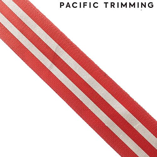 1.25 Inch Reflective Red/Silver Tape