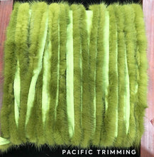 Load image into Gallery viewer, 1 Inch Soft Mink Fur Trim Green
