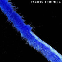 Load image into Gallery viewer, 1 Inch Soft Mink Fur Trim Blue
