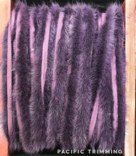 Load image into Gallery viewer, 1 Inch Soft Mink Fur Trim Purple
