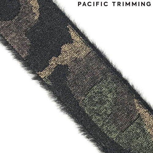 40mm 1 5/8 Inch Camouflage Patterned Elastic