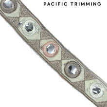 Load image into Gallery viewer, 0.75 Inch Sequin Tape Gray/Silver
