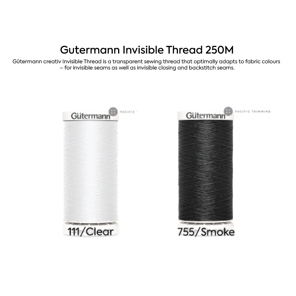 Invisible Thread For Thread Gutermann Invisible Thread 250M Multiple Colors – Pacific Trimming