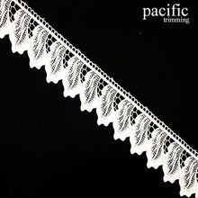 Load image into Gallery viewer, 1.88 Inch  Polyester Lace Trim White
