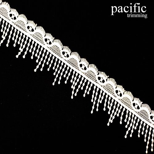 1.63 Inch Polyester Lace Trim White