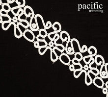 Load image into Gallery viewer, 1.63 Inch Polyester Lace Trim White
