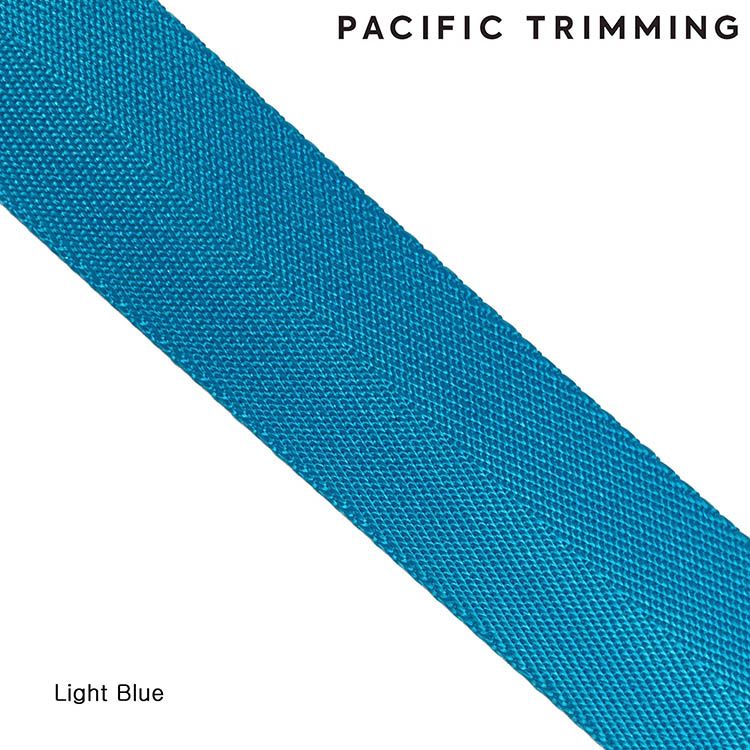 1 Inch Nylon Webbing Light Blue