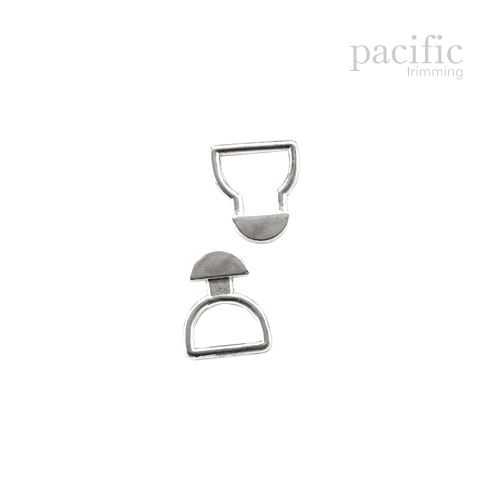 10mm Front Buckle Closure Silver