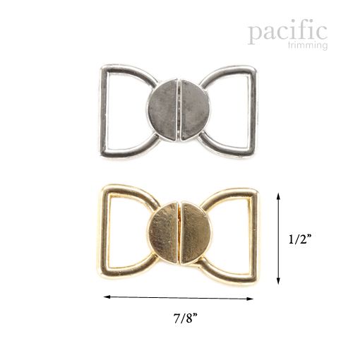 10mm Front Buckle Closure Silver/Gold