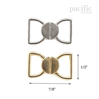 10mm Front Buckle Closure Silver/Gold