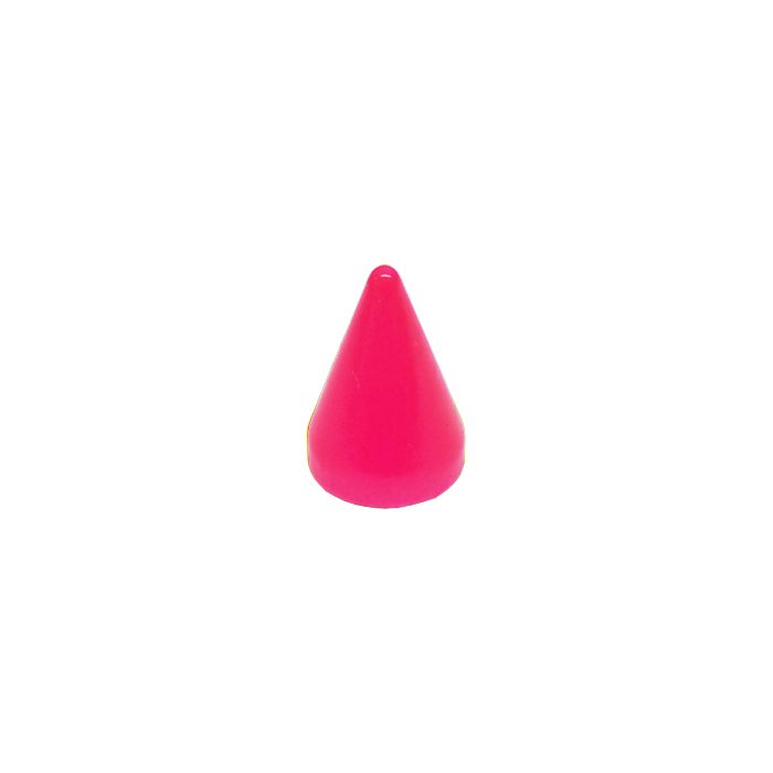 Neon Cone Shape Screw Back Studs Spikes Multiple Colors