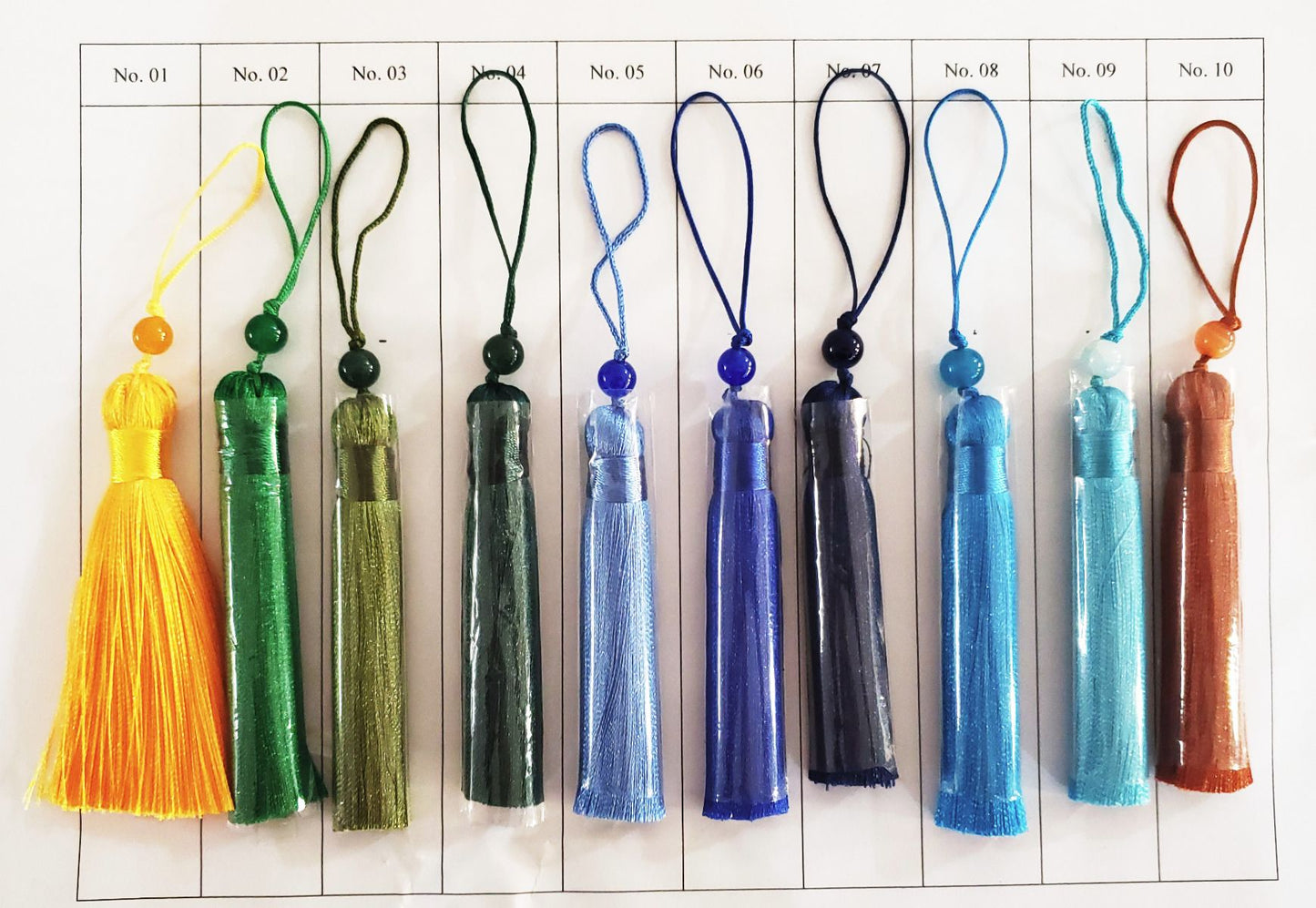 3.25 Inch Colorful Tassels 