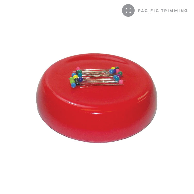 Grabbit Magnetic Pincushion W-50 Pins-Red