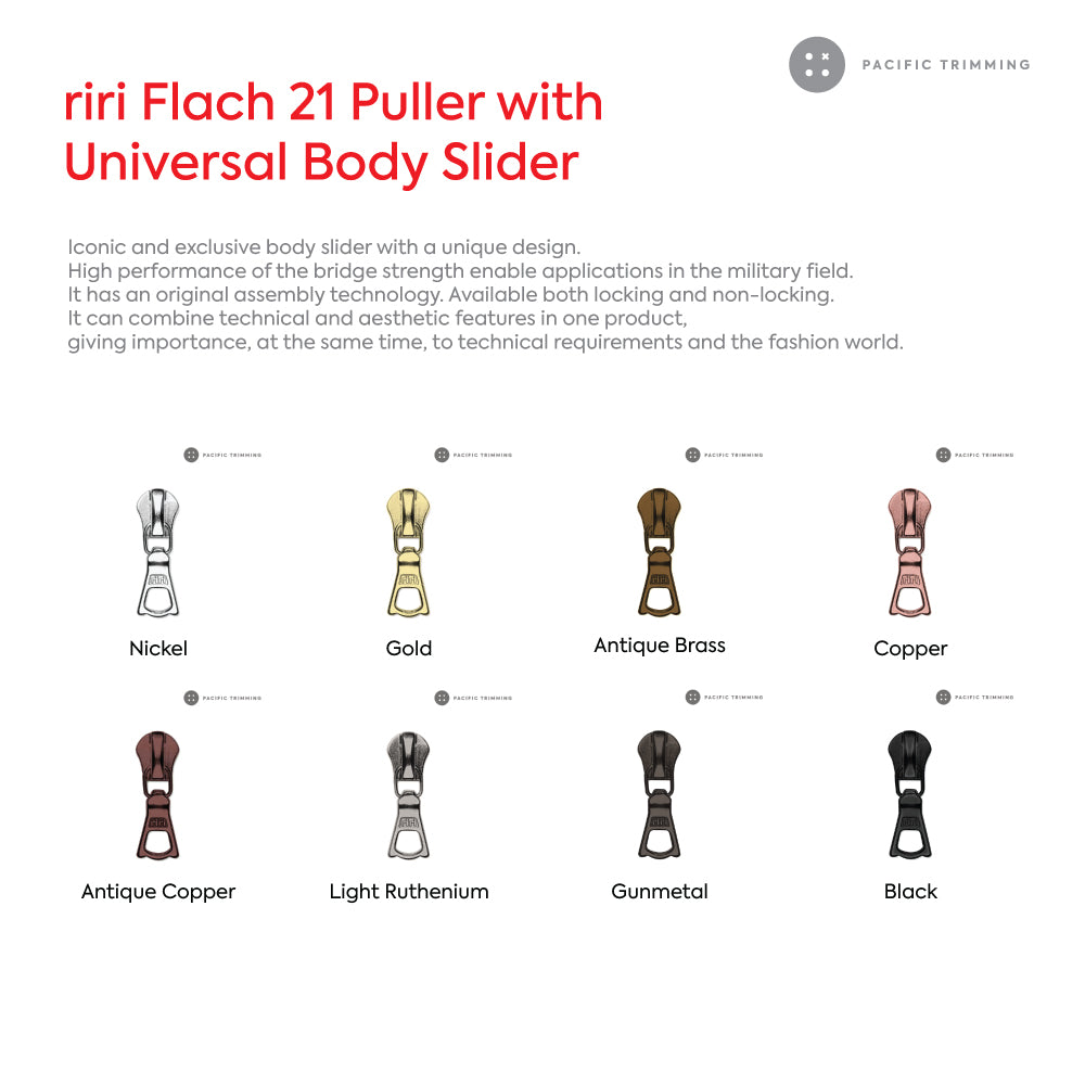 riri Flach 21 Puller with Universal Body Slider