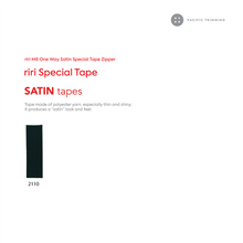 Load image into Gallery viewer, riri M8 One Way Satin Special Tape Zipper Color Chart
